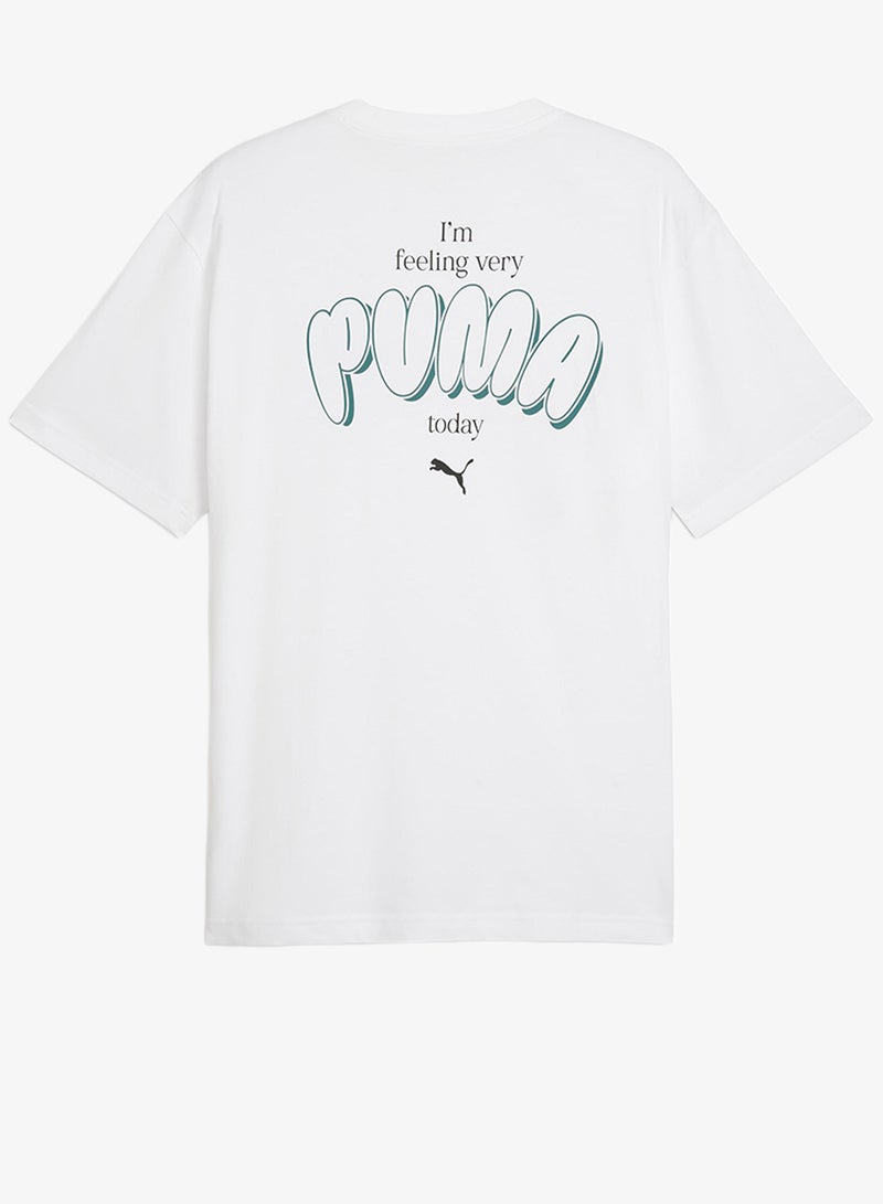 PUMA Bubble Font Graphic T-Shirt - Image 5